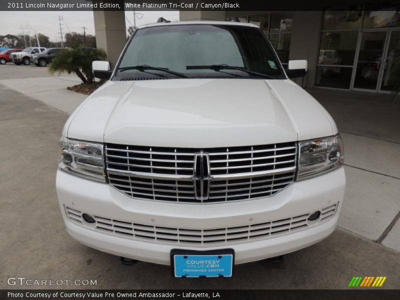 White Platinum Tri-Coat / Canyon/Black 2011 Lincoln Navigator Limited Edition
