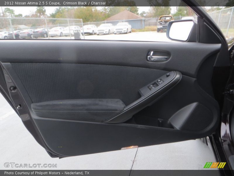 Crimson Black / Charcoal 2012 Nissan Altima 2.5 S Coupe