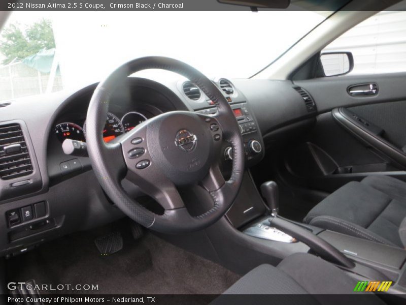 Crimson Black / Charcoal 2012 Nissan Altima 2.5 S Coupe