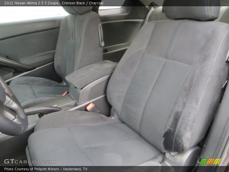 Crimson Black / Charcoal 2012 Nissan Altima 2.5 S Coupe