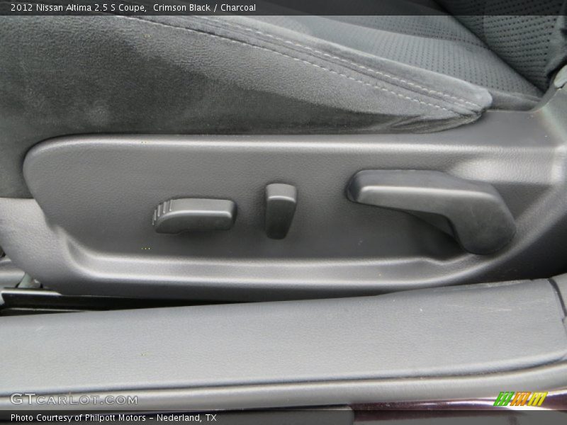 Crimson Black / Charcoal 2012 Nissan Altima 2.5 S Coupe