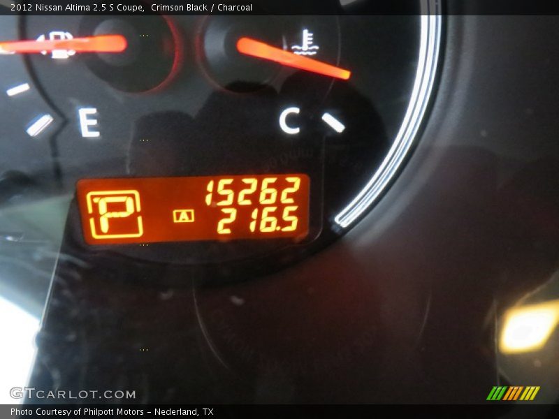 Crimson Black / Charcoal 2012 Nissan Altima 2.5 S Coupe