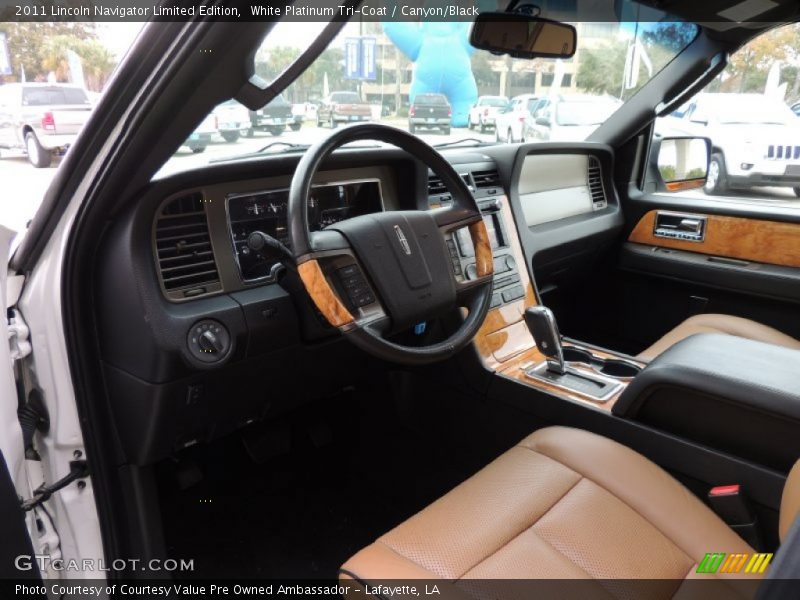 White Platinum Tri-Coat / Canyon/Black 2011 Lincoln Navigator Limited Edition