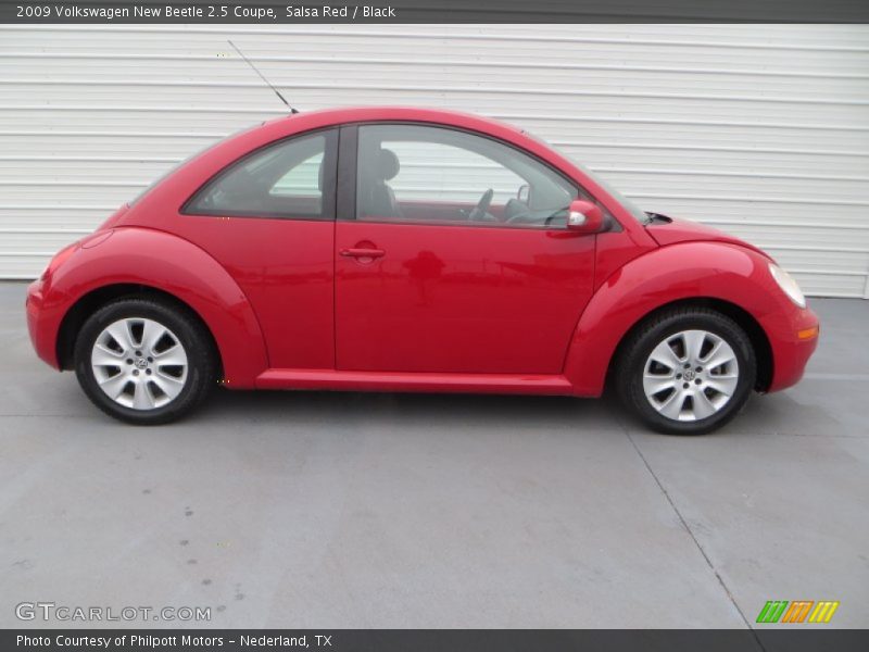 Salsa Red / Black 2009 Volkswagen New Beetle 2.5 Coupe