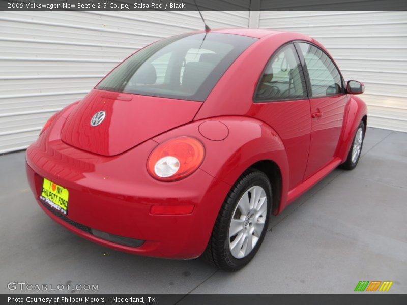 Salsa Red / Black 2009 Volkswagen New Beetle 2.5 Coupe