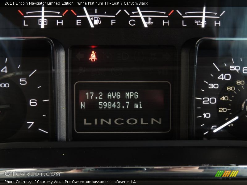 White Platinum Tri-Coat / Canyon/Black 2011 Lincoln Navigator Limited Edition