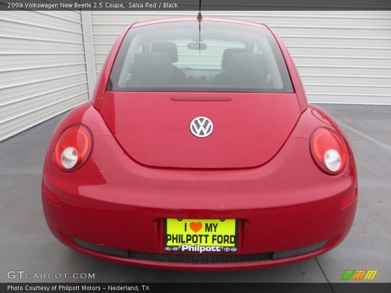 Salsa Red / Black 2009 Volkswagen New Beetle 2.5 Coupe