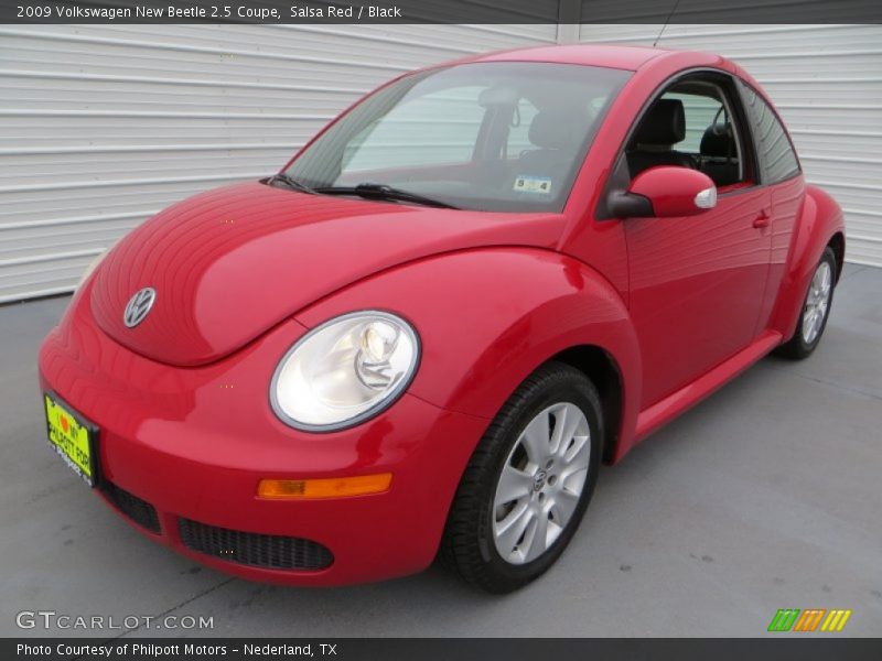 Salsa Red / Black 2009 Volkswagen New Beetle 2.5 Coupe