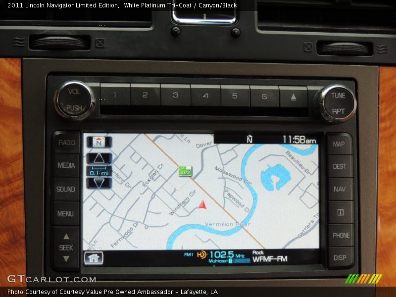 White Platinum Tri-Coat / Canyon/Black 2011 Lincoln Navigator Limited Edition