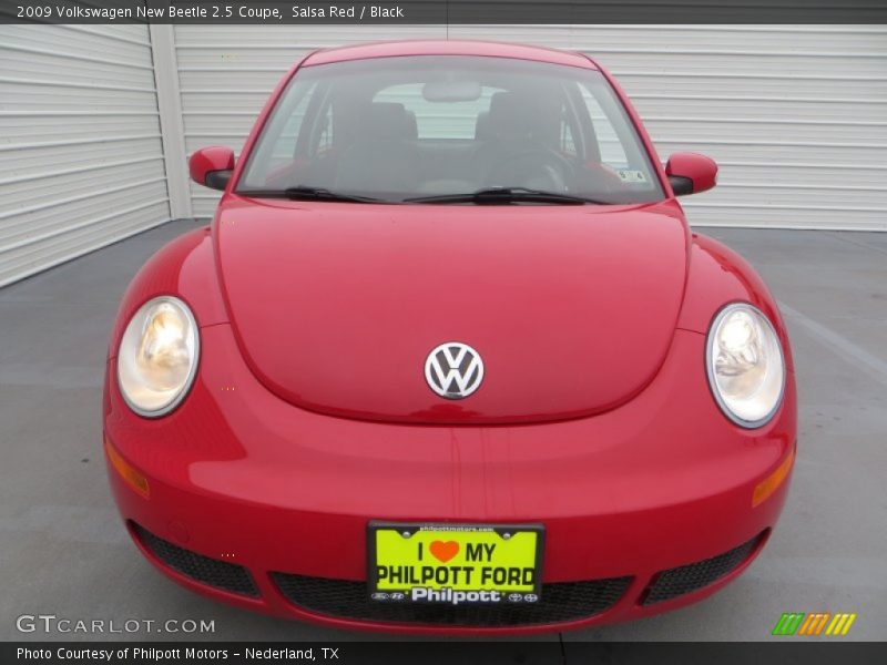 Salsa Red / Black 2009 Volkswagen New Beetle 2.5 Coupe