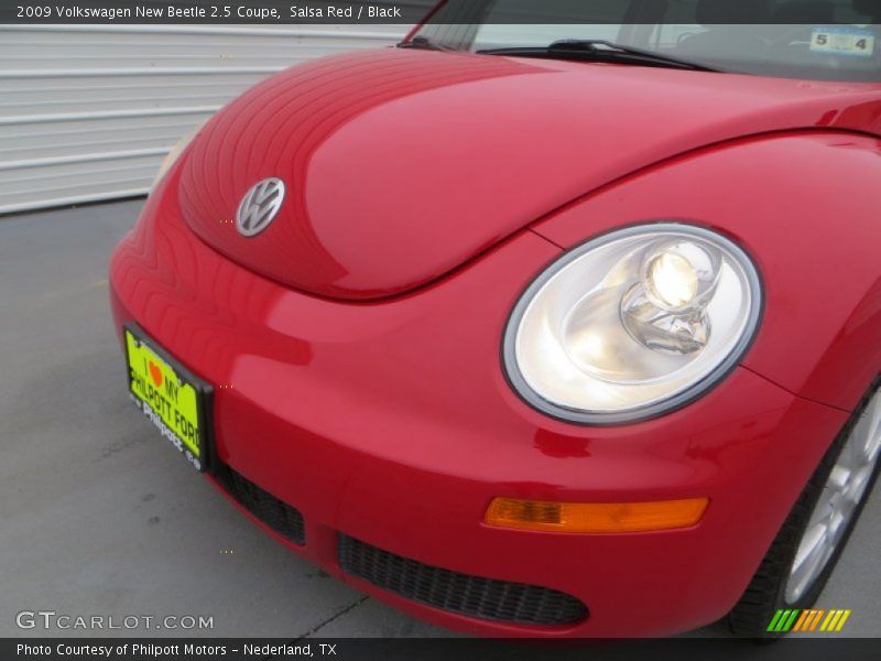 Salsa Red / Black 2009 Volkswagen New Beetle 2.5 Coupe