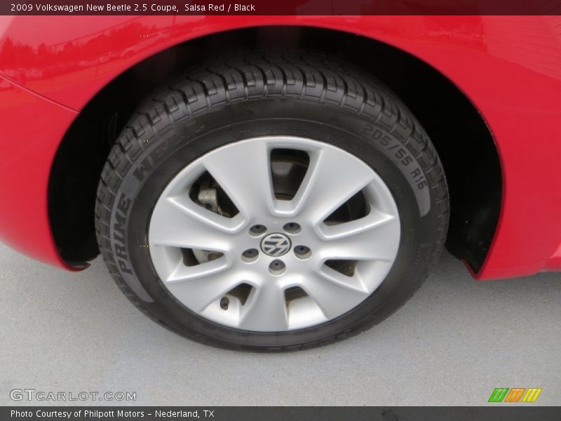 Salsa Red / Black 2009 Volkswagen New Beetle 2.5 Coupe