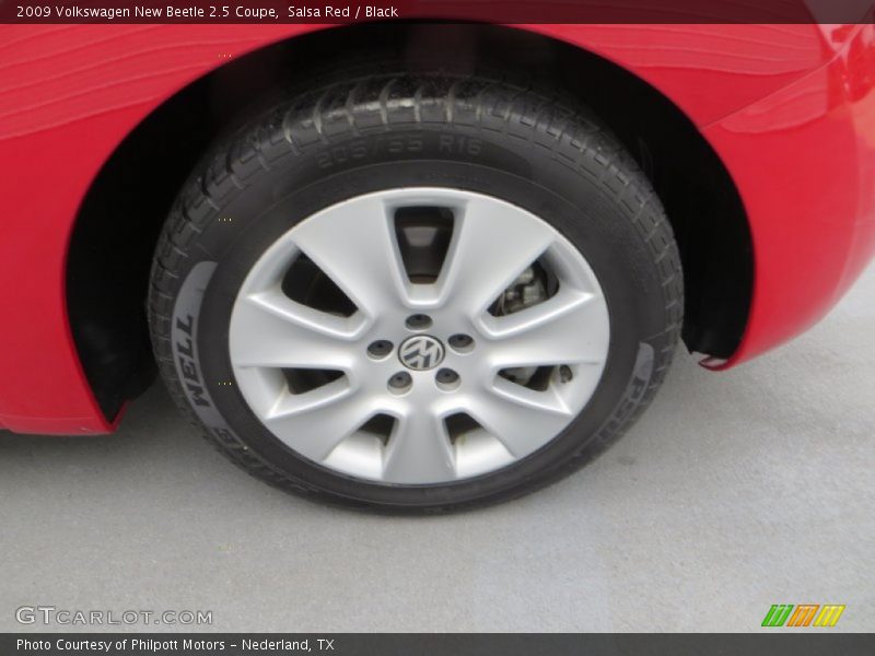 Salsa Red / Black 2009 Volkswagen New Beetle 2.5 Coupe