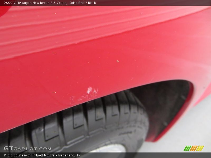 Salsa Red / Black 2009 Volkswagen New Beetle 2.5 Coupe