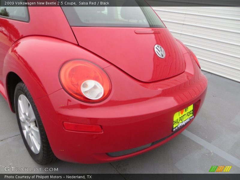 Salsa Red / Black 2009 Volkswagen New Beetle 2.5 Coupe
