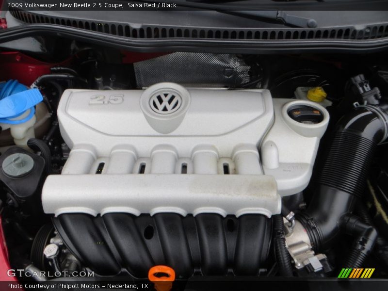 Salsa Red / Black 2009 Volkswagen New Beetle 2.5 Coupe