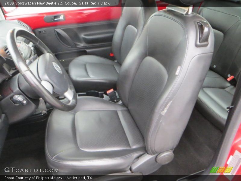 Salsa Red / Black 2009 Volkswagen New Beetle 2.5 Coupe