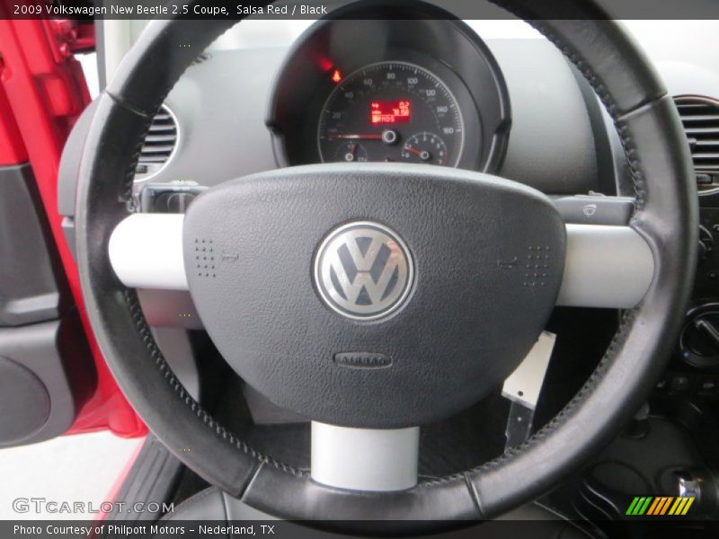 Salsa Red / Black 2009 Volkswagen New Beetle 2.5 Coupe