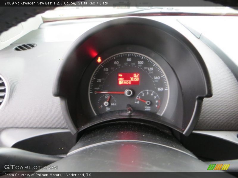 Salsa Red / Black 2009 Volkswagen New Beetle 2.5 Coupe