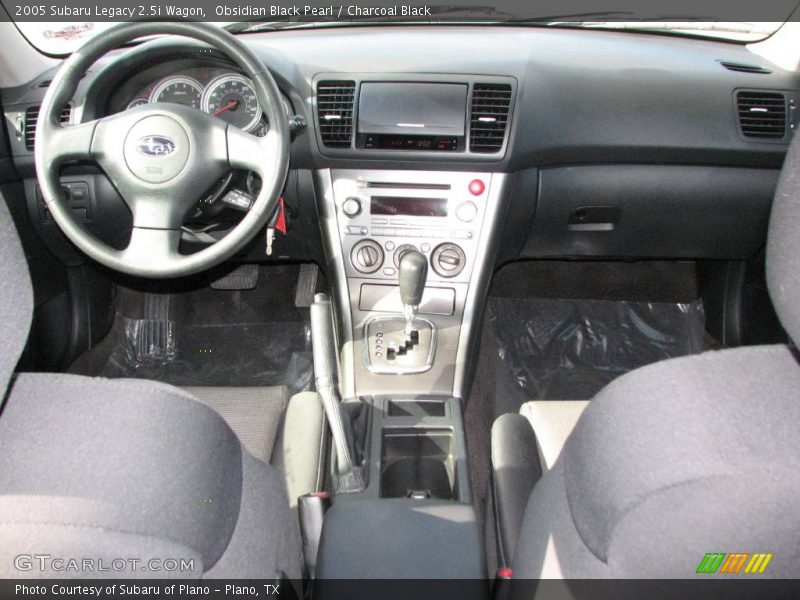 Obsidian Black Pearl / Charcoal Black 2005 Subaru Legacy 2.5i Wagon