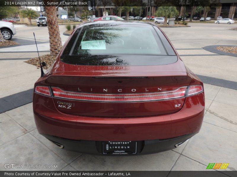 Sunset / Charcoal Black 2014 Lincoln MKZ FWD