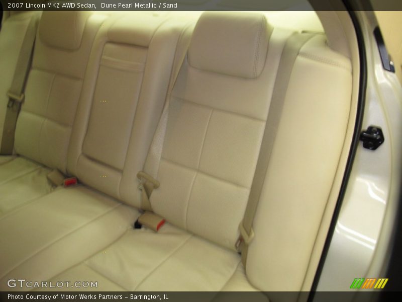 Dune Pearl Metallic / Sand 2007 Lincoln MKZ AWD Sedan