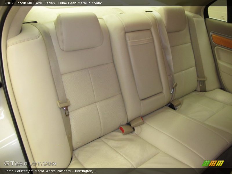 Dune Pearl Metallic / Sand 2007 Lincoln MKZ AWD Sedan