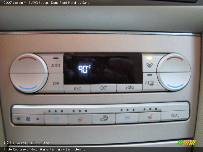 Dune Pearl Metallic / Sand 2007 Lincoln MKZ AWD Sedan