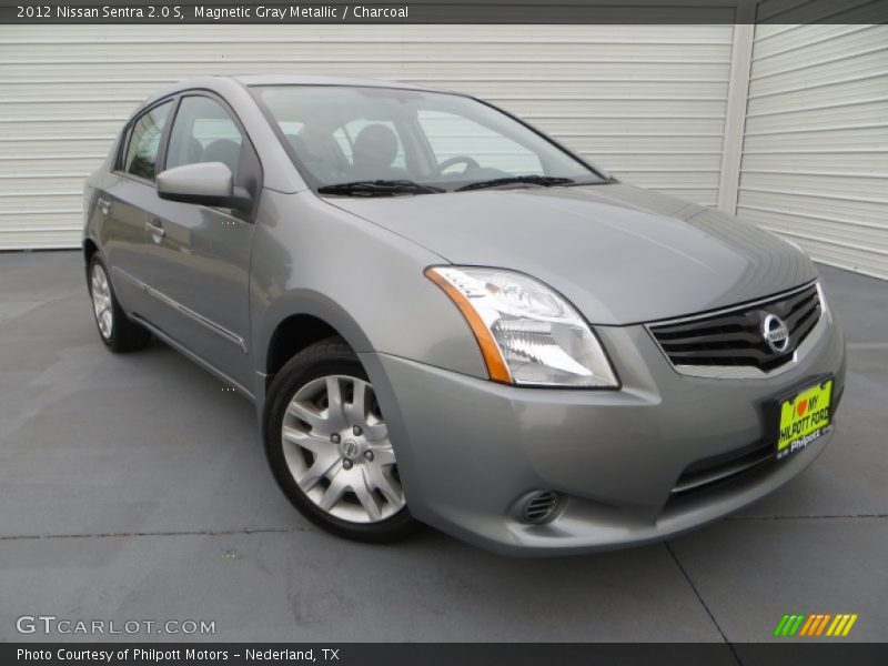 Magnetic Gray Metallic / Charcoal 2012 Nissan Sentra 2.0 S