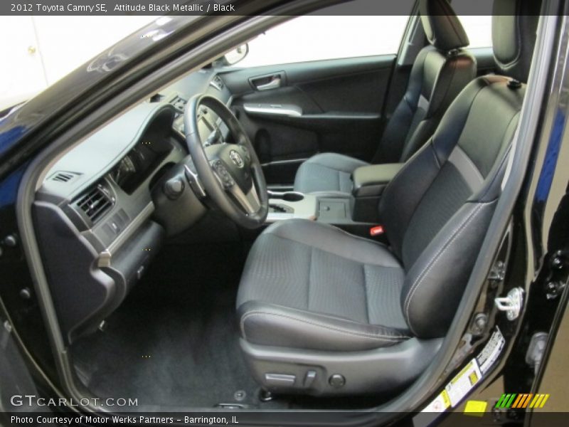 Attitude Black Metallic / Black 2012 Toyota Camry SE