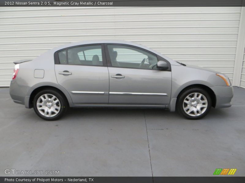 Magnetic Gray Metallic / Charcoal 2012 Nissan Sentra 2.0 S