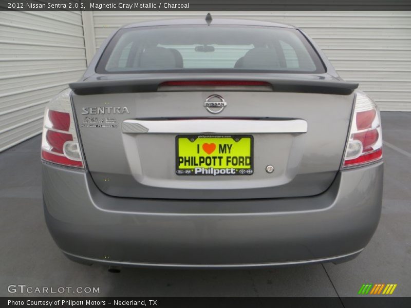 Magnetic Gray Metallic / Charcoal 2012 Nissan Sentra 2.0 S