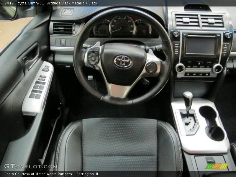 Attitude Black Metallic / Black 2012 Toyota Camry SE