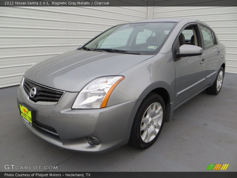 Magnetic Gray Metallic / Charcoal 2012 Nissan Sentra 2.0 S
