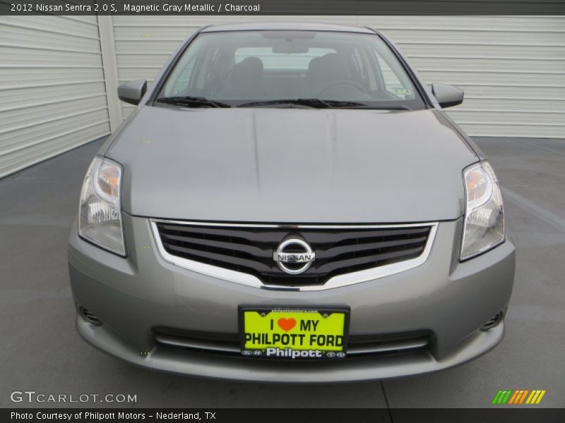 Magnetic Gray Metallic / Charcoal 2012 Nissan Sentra 2.0 S