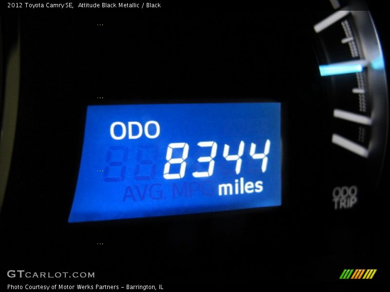 Attitude Black Metallic / Black 2012 Toyota Camry SE