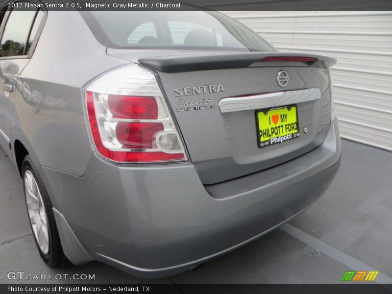 Magnetic Gray Metallic / Charcoal 2012 Nissan Sentra 2.0 S