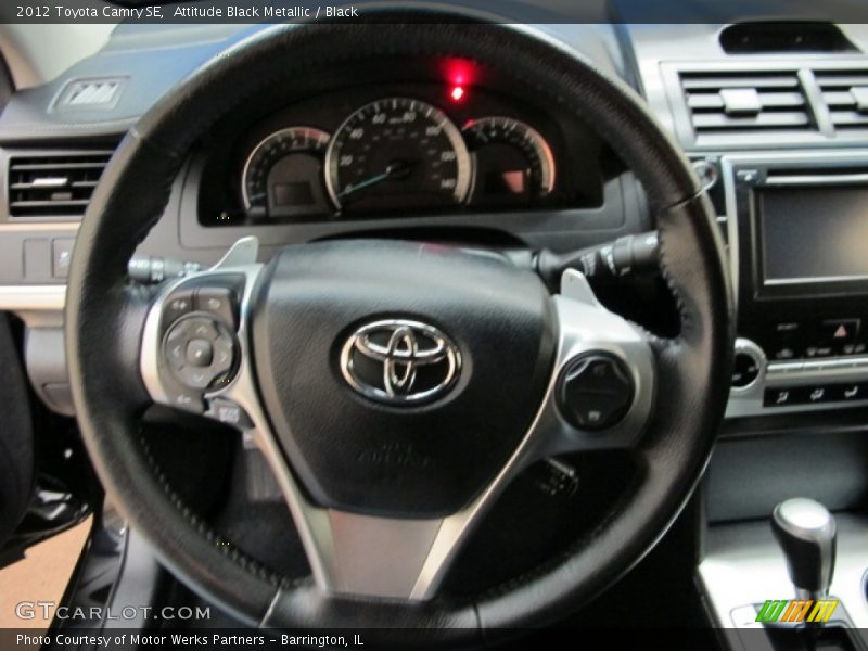 Attitude Black Metallic / Black 2012 Toyota Camry SE