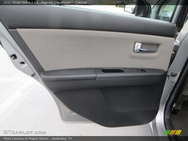 Magnetic Gray Metallic / Charcoal 2012 Nissan Sentra 2.0 S