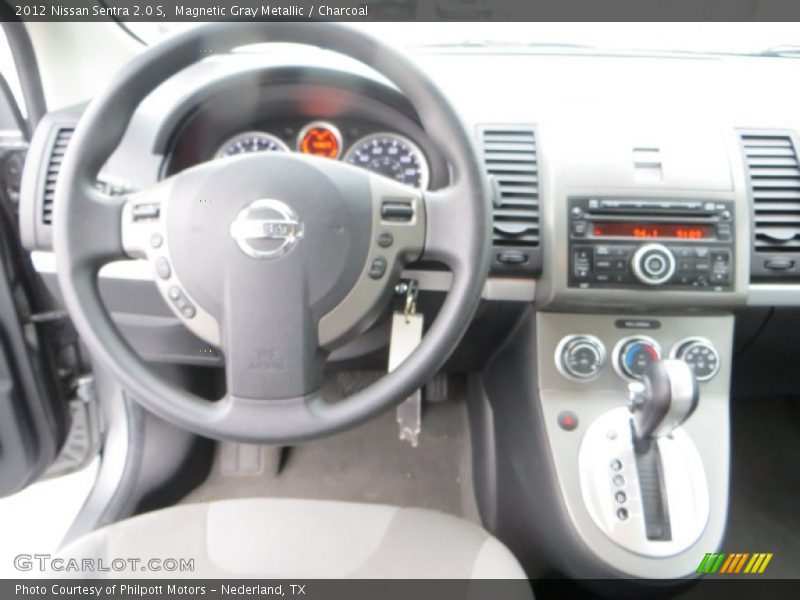 Magnetic Gray Metallic / Charcoal 2012 Nissan Sentra 2.0 S