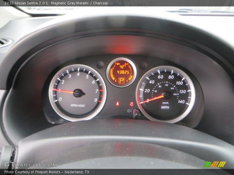 Magnetic Gray Metallic / Charcoal 2012 Nissan Sentra 2.0 S