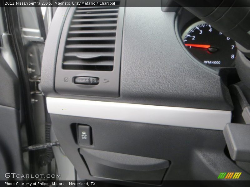 Magnetic Gray Metallic / Charcoal 2012 Nissan Sentra 2.0 S