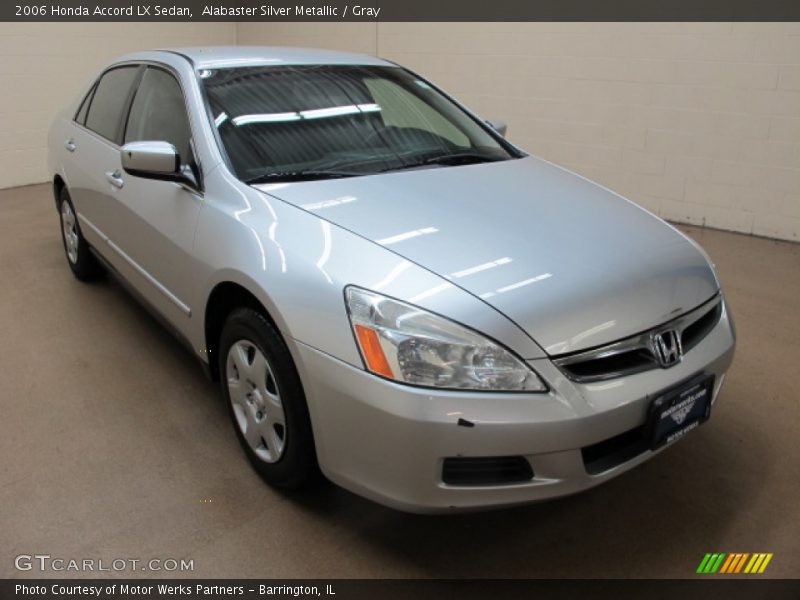 Alabaster Silver Metallic / Gray 2006 Honda Accord LX Sedan