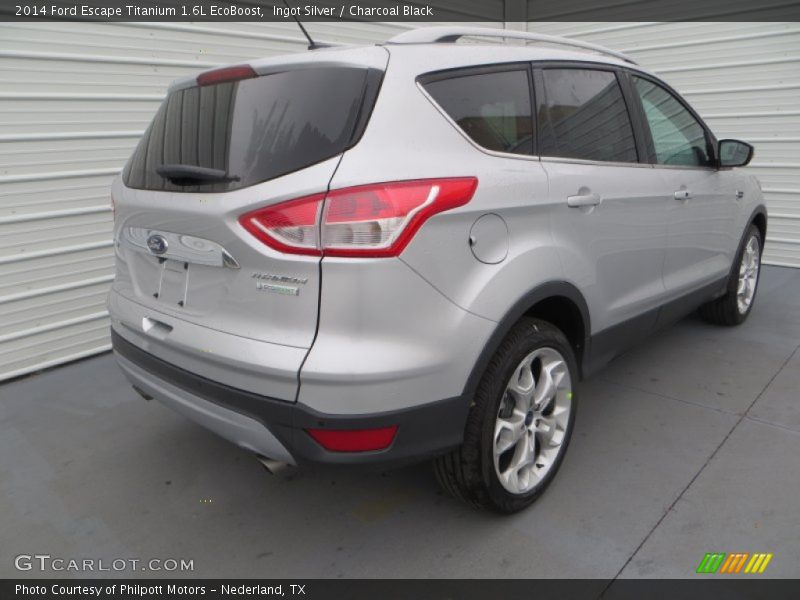 Ingot Silver / Charcoal Black 2014 Ford Escape Titanium 1.6L EcoBoost