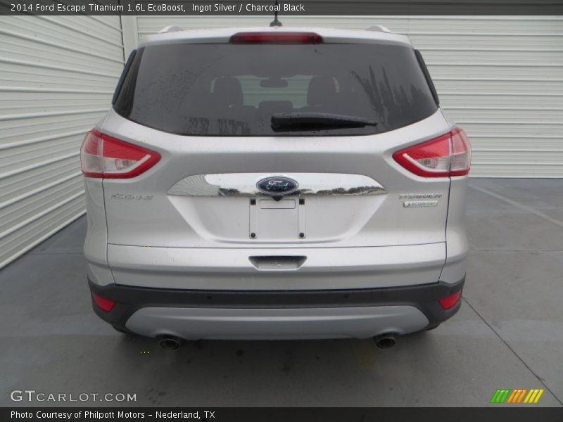 Ingot Silver / Charcoal Black 2014 Ford Escape Titanium 1.6L EcoBoost
