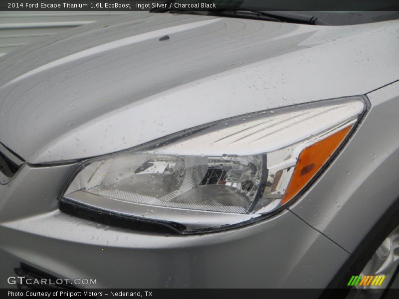 Ingot Silver / Charcoal Black 2014 Ford Escape Titanium 1.6L EcoBoost