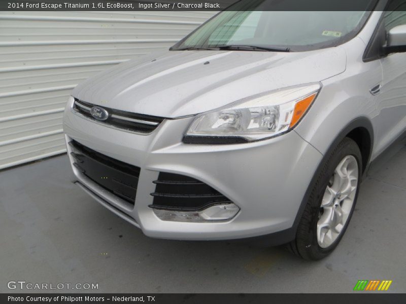 Ingot Silver / Charcoal Black 2014 Ford Escape Titanium 1.6L EcoBoost