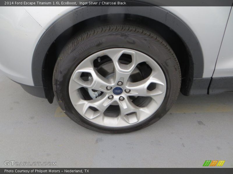 Ingot Silver / Charcoal Black 2014 Ford Escape Titanium 1.6L EcoBoost