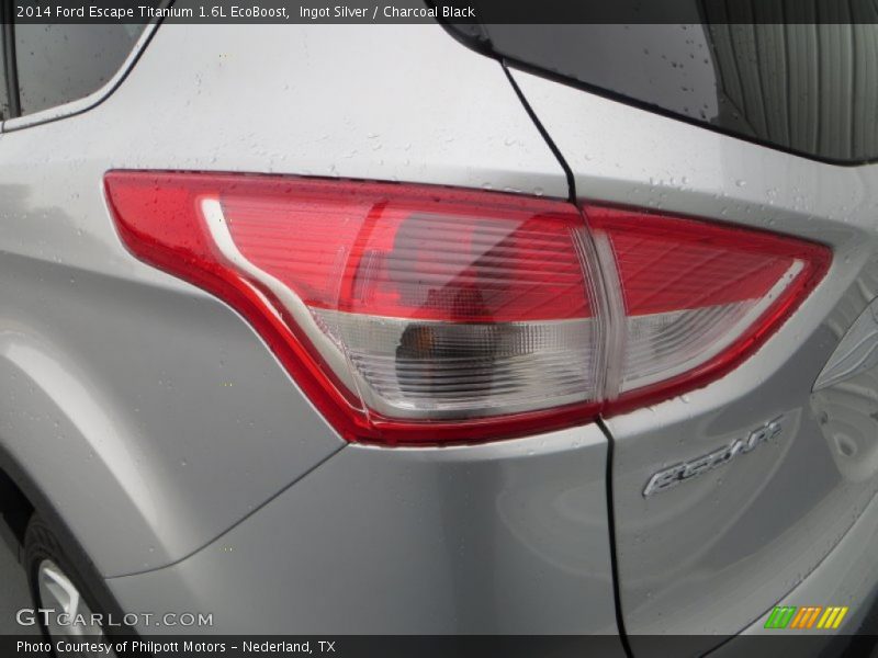 Ingot Silver / Charcoal Black 2014 Ford Escape Titanium 1.6L EcoBoost