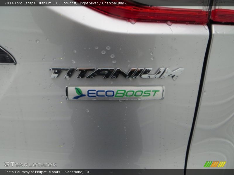 Ingot Silver / Charcoal Black 2014 Ford Escape Titanium 1.6L EcoBoost
